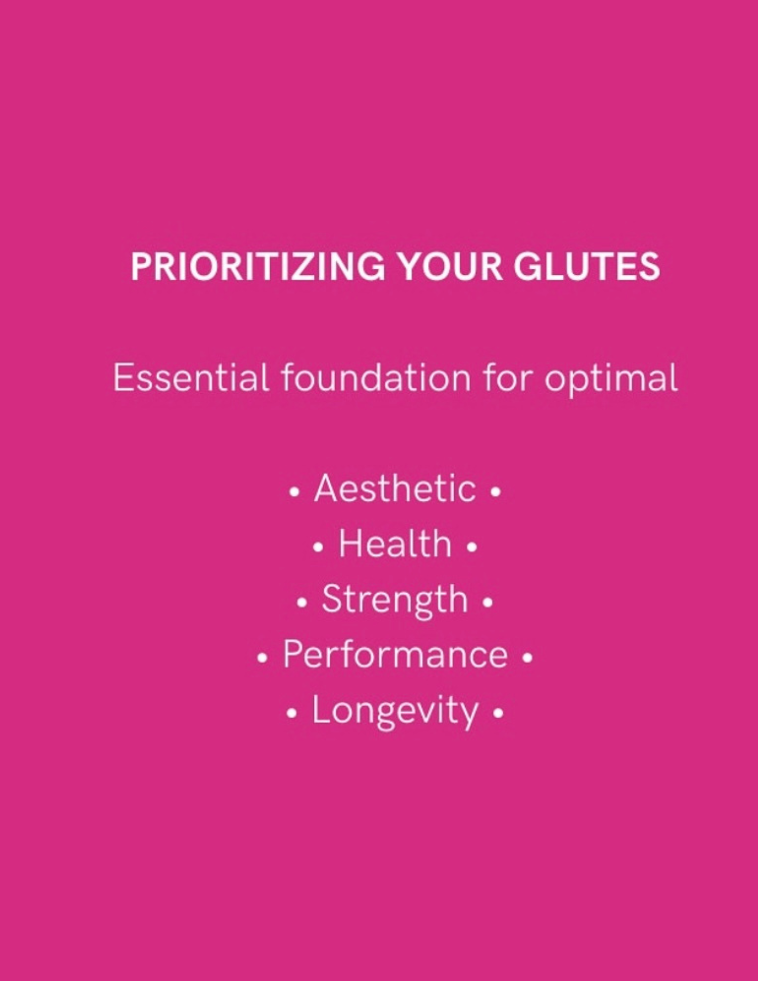 Why You Need to Prioritize Glute Training